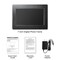 7 Inch Digital Photo Frame with Ultra Slim Design, 1024x600 HD Resolution, Auto Slideshow, Support up to 32GB SD Card/USB Drive, Various Display Modes, Rotate Photos, Calendar/Clock function